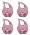 Pink Couple Swan Urn for Ashes – Beautiful Love-Themed Memorial Urn