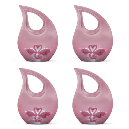 10-inch Romantic Swan Reflections Urn