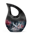 White Swan Funeral Urn - Large Urns For Human Ashes Adult Female