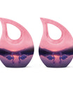 Pink Couple Swan Urn – Elegant Memorial Cremation Urn For Couple Ashes