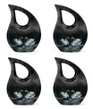 Double Swan Cremation Urns For Human Ashes - Memorial Urn for Mom and Dad
