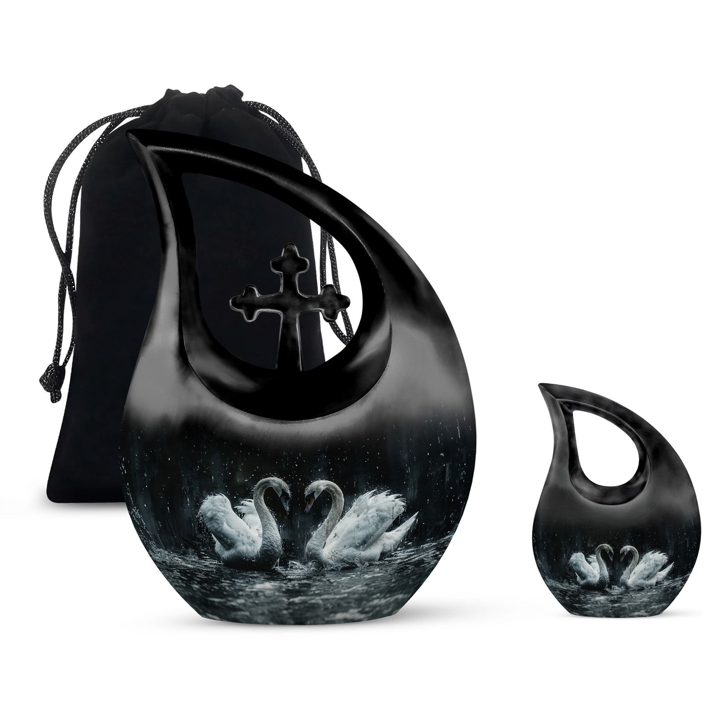Personalized Bird Cremation Urn for Mom - 10-inch, 200 cu in - Yatskia