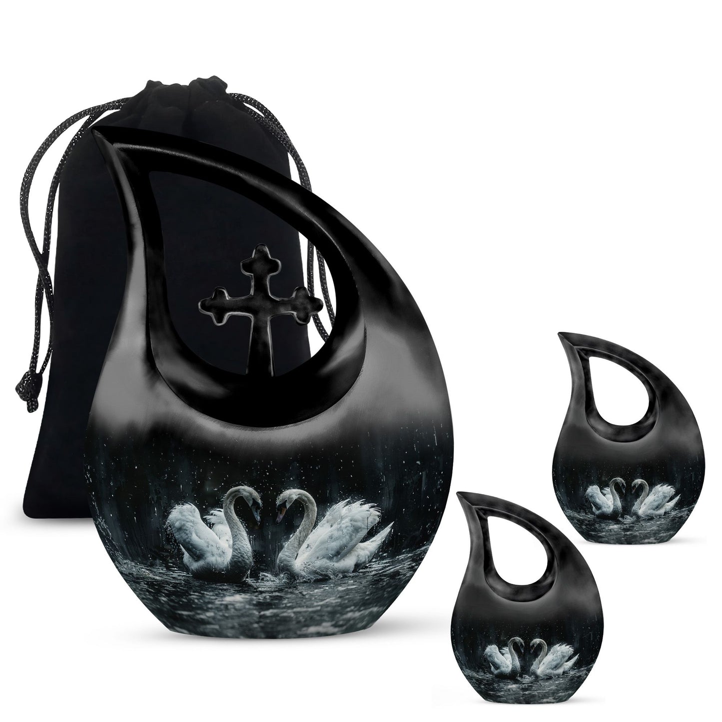 Personalized Bird Cremation Urn for Mom - 10-inch, 200 cu in - Yatskia