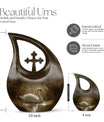 10-inch Sunlit Tranquil Waters Urn 