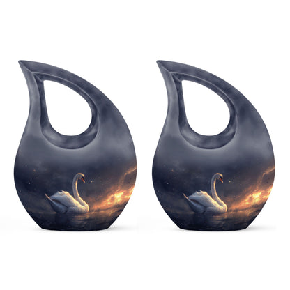 Personalized Bird Cremation Urn for Women - 10-inch, 200 cu in - Yatskia