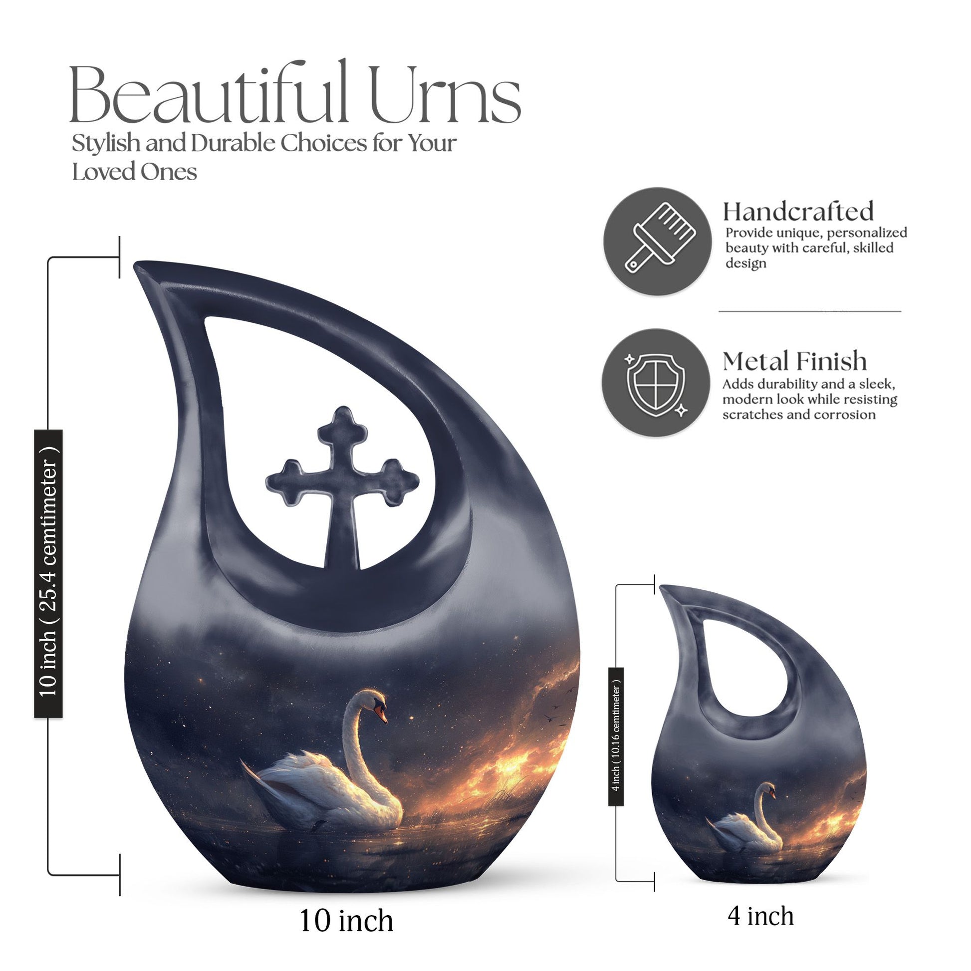 10-inch Stellar Dusk Majesty Urn 