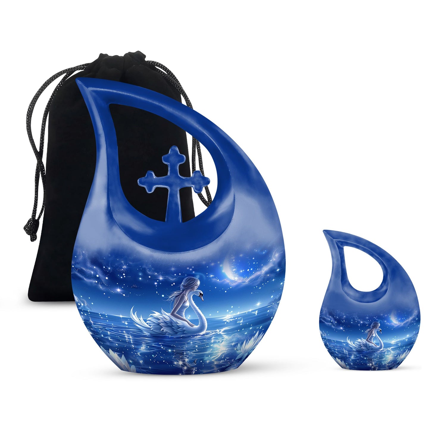 Personalized Bird Cremation Urn for Human Ashes - 10-inch, 200 cu in - Yatskia