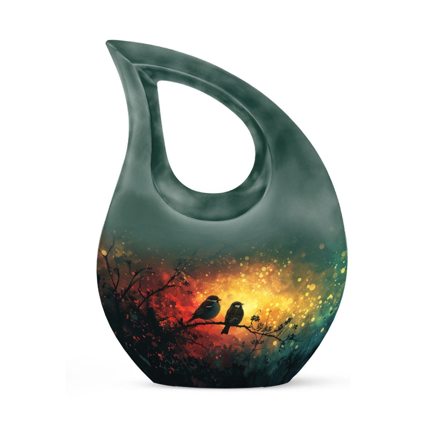 Twilight Melody Dream Urn, 10-inch, Cross Drop Design, 