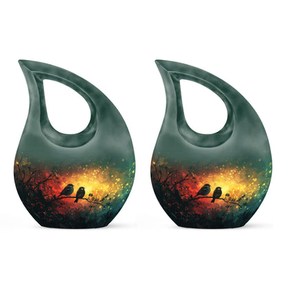 Twilight Melody Dream Urn, 10-inch, Cross Drop Design, 