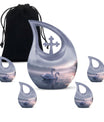 Dual Swan Cremation Urn For Human Ashes For Men and Women