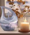 10 Inch Tranquil Waters Romance Urn 