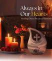 10 Inch Tranquil Waters Romance Urn 