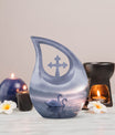 10 Inch Tranquil Waters Romance Urn 
