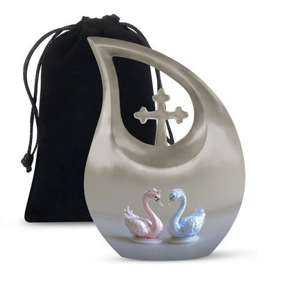 Personalized Bird Keepsake Urn for Human Ashes - 3-inch, 3 cu in - Yatskia