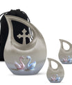 Duo Swan Keepsake Cremation Urn For Human Ashes - Mini Urns For Ashes