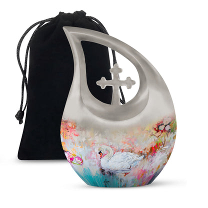 Personalized Bird Cremation Urn for Adults - 10-inch, 200 cu in - Yatskia