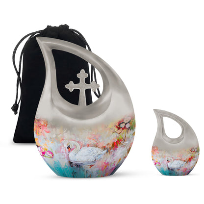 Personalized Bird Cremation Urn for Adults - 10-inch, 200 cu in - Yatskia