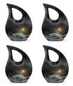 Golden Swan Funeral Urn for Human Ashes - Cremation Urn For Adults