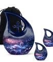 Purple Swan Cremation Urn for Human Ashes - Large Urns For Female & Male