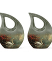 Graceful Swan Cremation Urns For Human Ashes - Urn for Dad and Mom