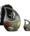 Graceful Swan Cremation Urns For Human Ashes - Urn for Dad and Mom