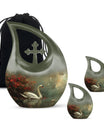 Graceful Swan Cremation Urns For Human Ashes - Urn for Dad and Mom