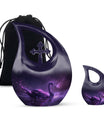 Purple Swan Cremation Urns For Human Ashes - Funeral Urns For Ashes