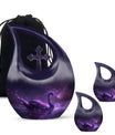 Purple Swan Cremation Urns For Human Ashes - Funeral Urns For Ashes