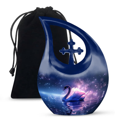 Personalized Bird Cremation Urn for Mom - 10-inch, 200 cu in - Yatskia