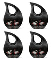 Swan Pair Cremation Urns For Human Ashes - Funeral Urns For Adult
