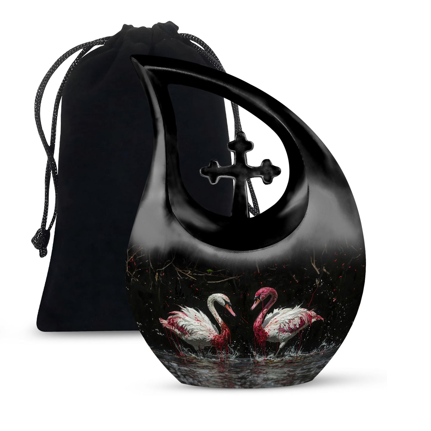 Personalized Bird Cremation Urn for Adult - 10-inch, 200 cu in - Yatskia