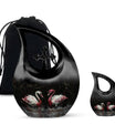 Swan Pair Cremation Urns For Human Ashes - Funeral Urns For Adult