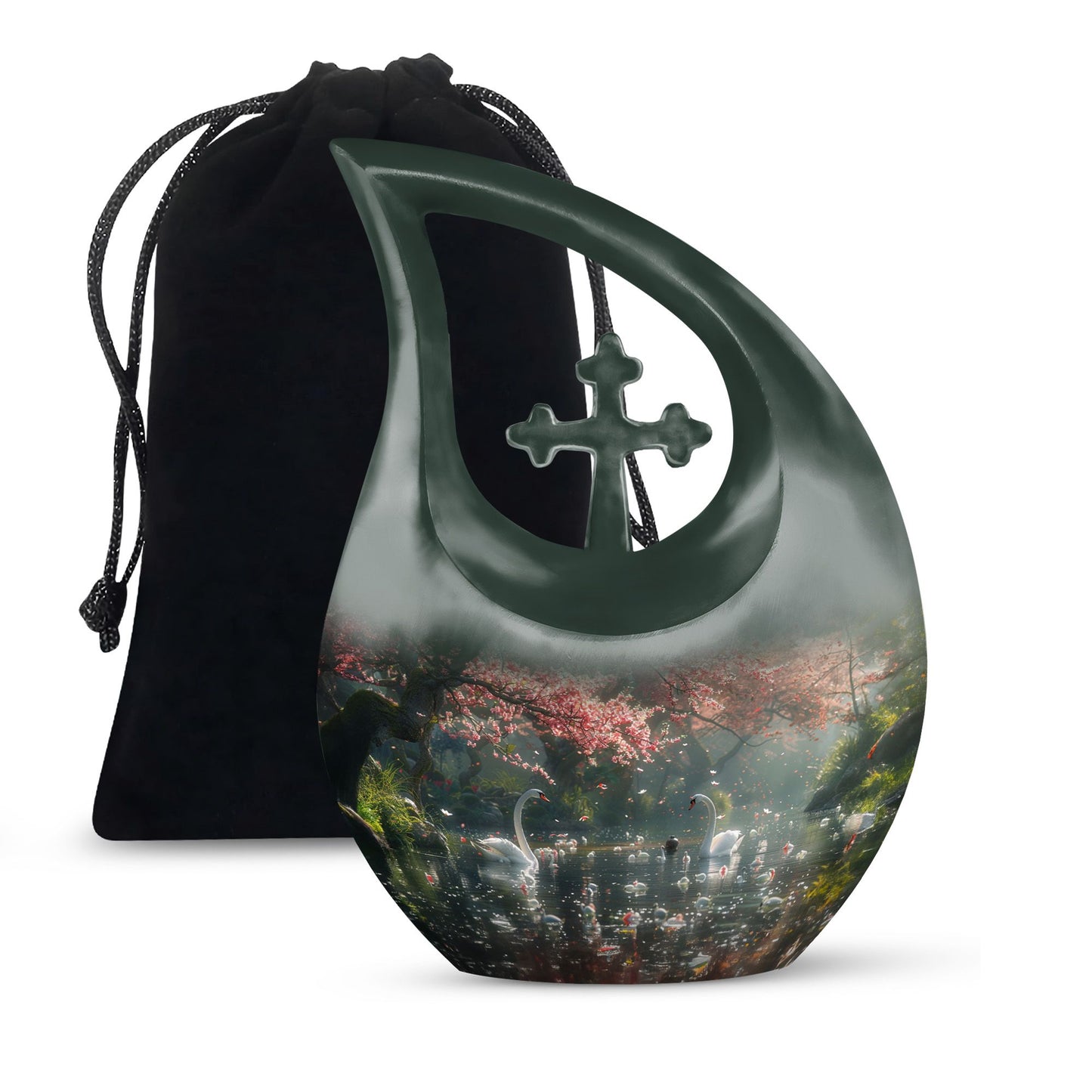 Personalized Bird Cremation Urn for Adults - 10-inch, 200 cu in - Yatskia