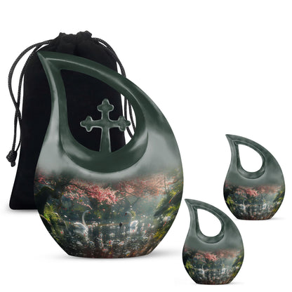 Personalized Bird Cremation Urn for Adults - 10-inch, 200 cu in - Yatskia