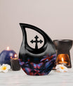 Artistic Mystic Butterfly Aura Urn, 10-Inch Cross