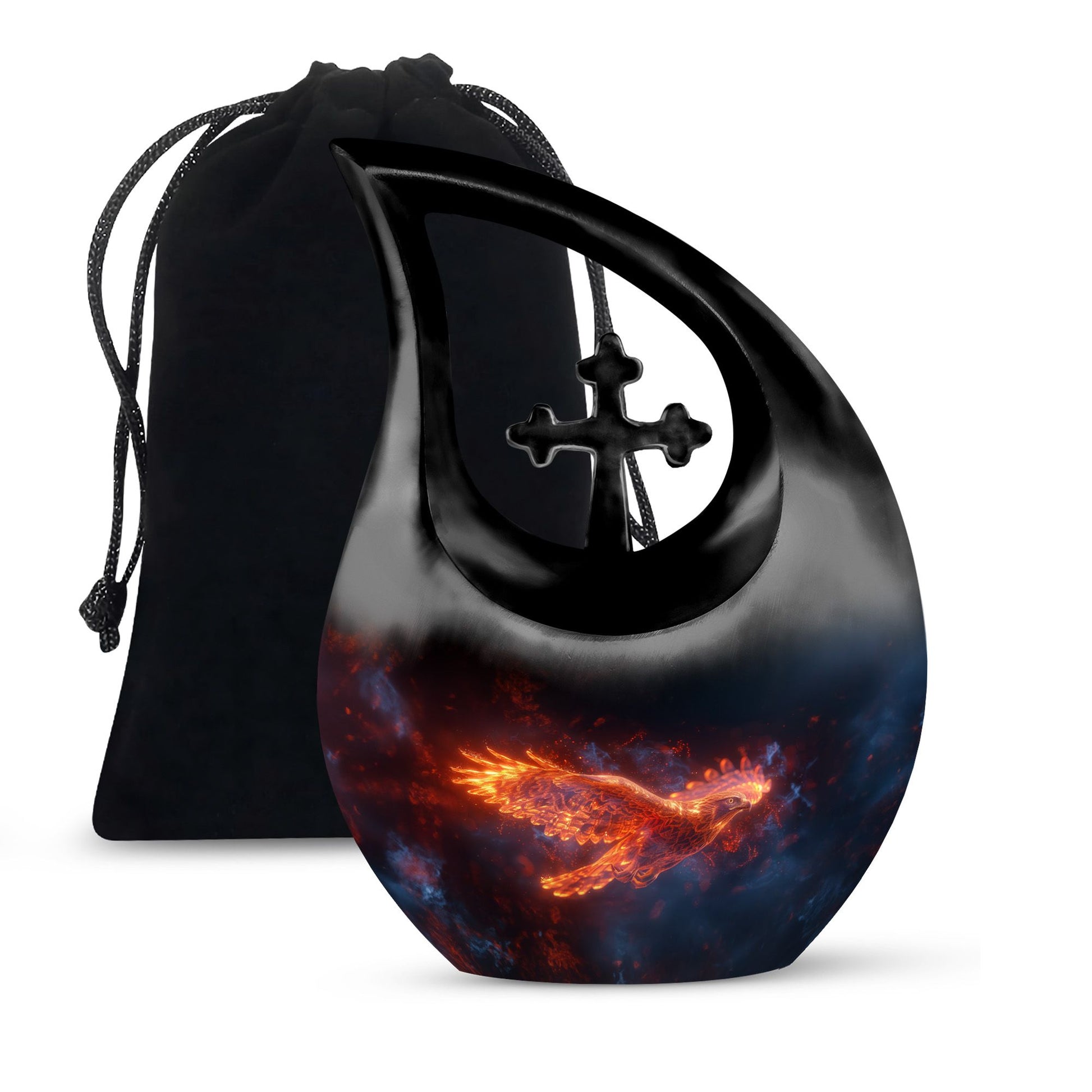 Phoenix Bird Cremation Urn for Human Ashes - Urn for Men & Women