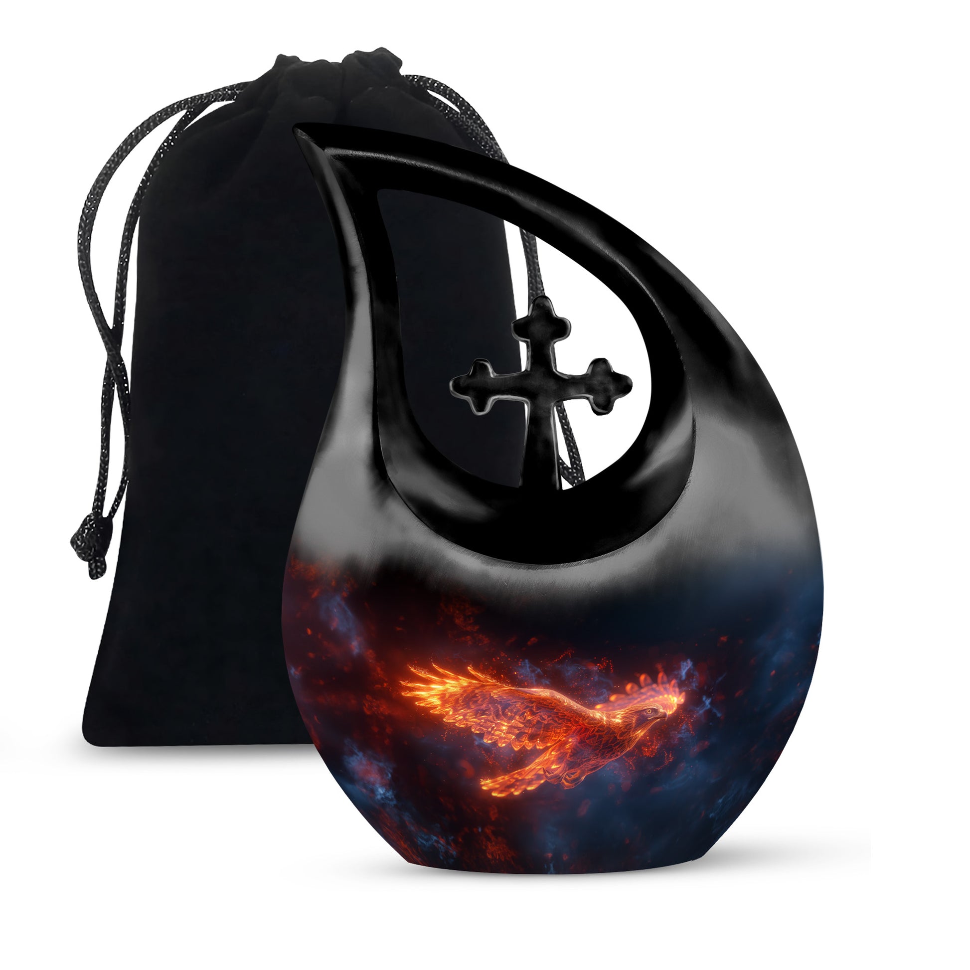 Phoenix Bird Cremation Urn for Human Ashes - Urn for Men & Women