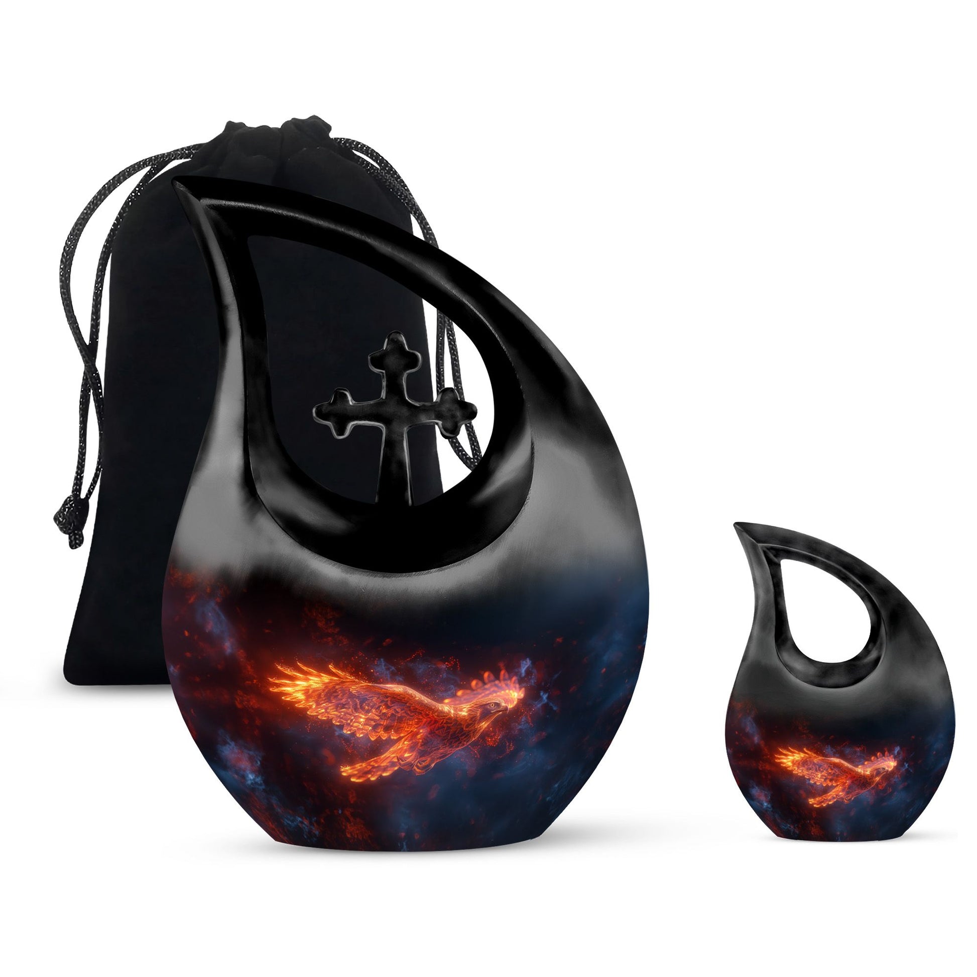 Phoenix Bird Cremation Urn for Human Ashes - Urn for Men & Women