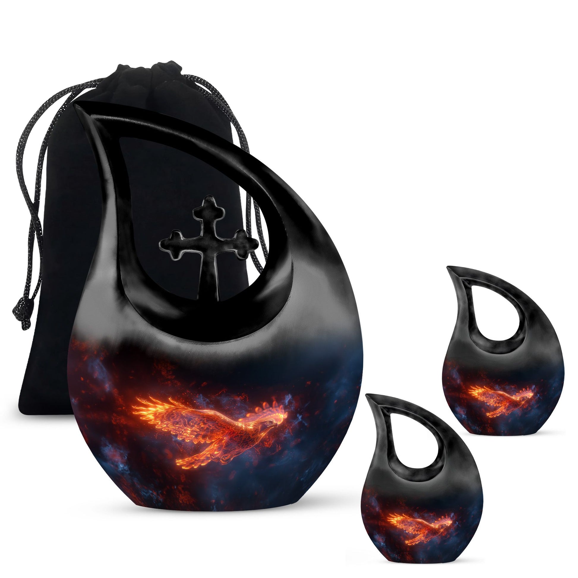 Phoenix Bird Cremation Urn for Human Ashes - Urn for Men & Women