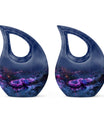 Purple Snake Cremation Urns For Human Ashes - Memorial Urn for Adults