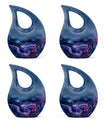 Mystic Blue Snake Cremation Urns For Human Ashes - Funeral Urns For Ashes