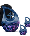 Mystic Blue Snake Cremation Urns For Human Ashes - Funeral Urns For Ashes