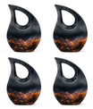 Sparkling Fiery Butterfly Urns for Mom - Large Butterfly Cremation Urns