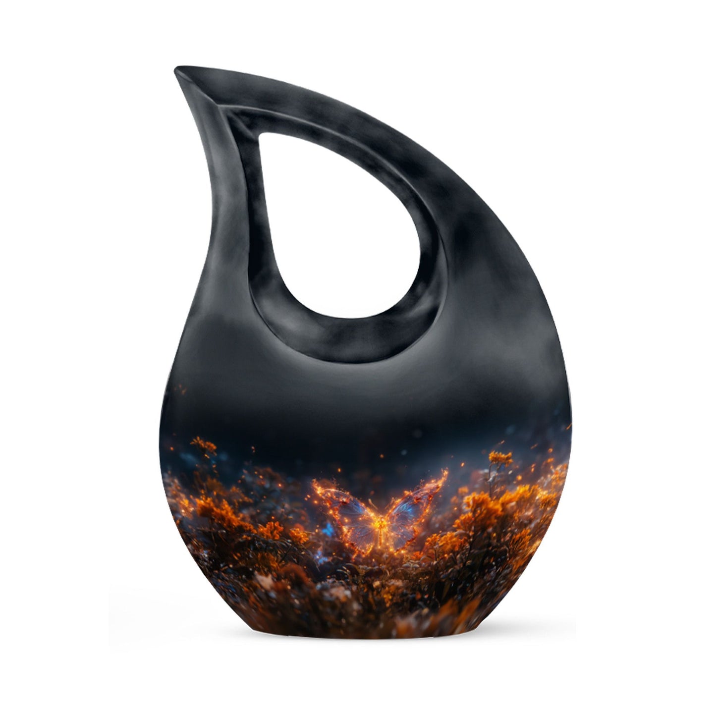 10 inch Luminous Firefly Garden Urn for human ashes