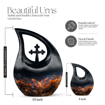 10 inch Luminous Firefly Garden Urn for human ashes