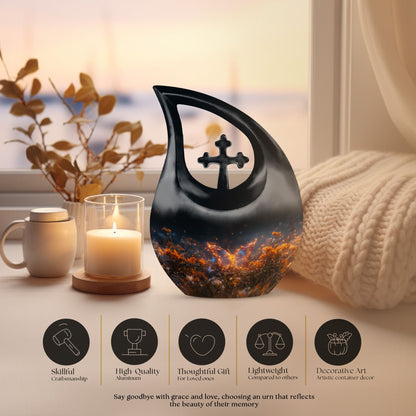 10 inch Luminous Firefly Garden Urn for human ashes