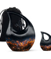 Sparkling Fiery Butterfly Urns for Mom - Large Butterfly Cremation Urns