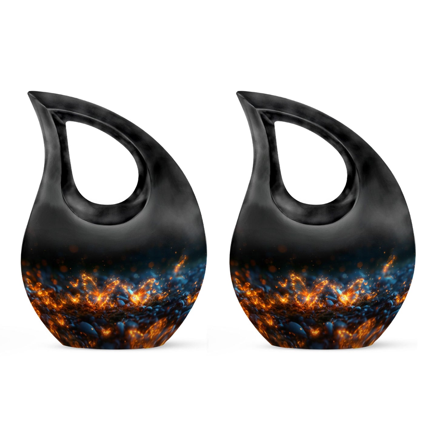 Personalized Butterfly Cremation Urn for Adult - 10-inch, 200 cu in - Yatskia