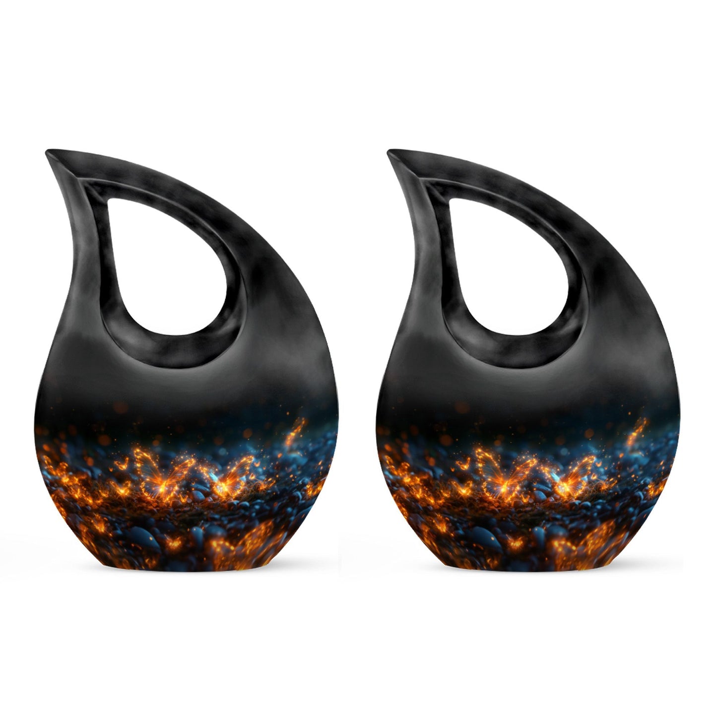 10 Inch Incandescent Butterfly Dreams Urn, Cross