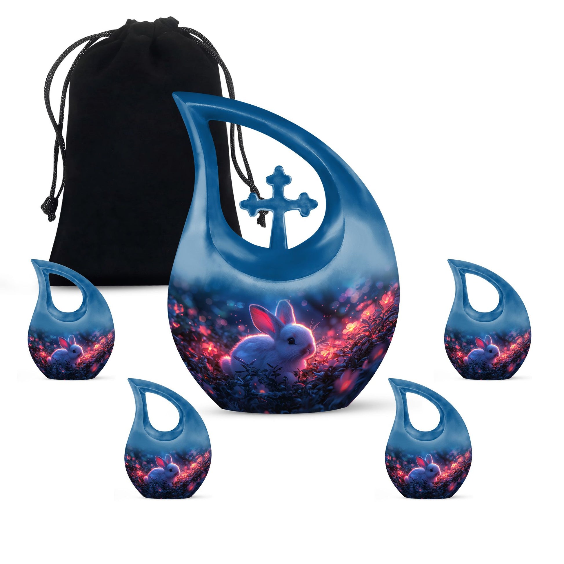 Beautiful Bunny Cremation Urn - Unique Decorative Design for Pet Urns